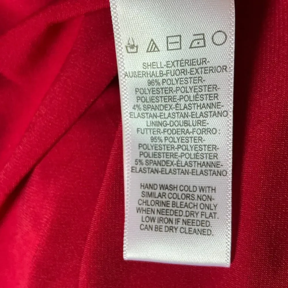 Dress the Population Women's Formal Dress Size Small Red Backless Mermaid Gown - Picture 11 of 12